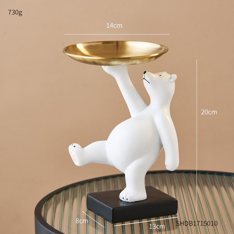 Arctic White Bear Tray