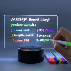 Lamp Board With 7 Colors Erasable Markers
