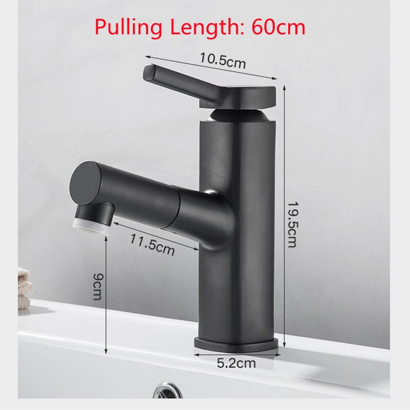 Brass Hole Pull-Out Spout Faucet