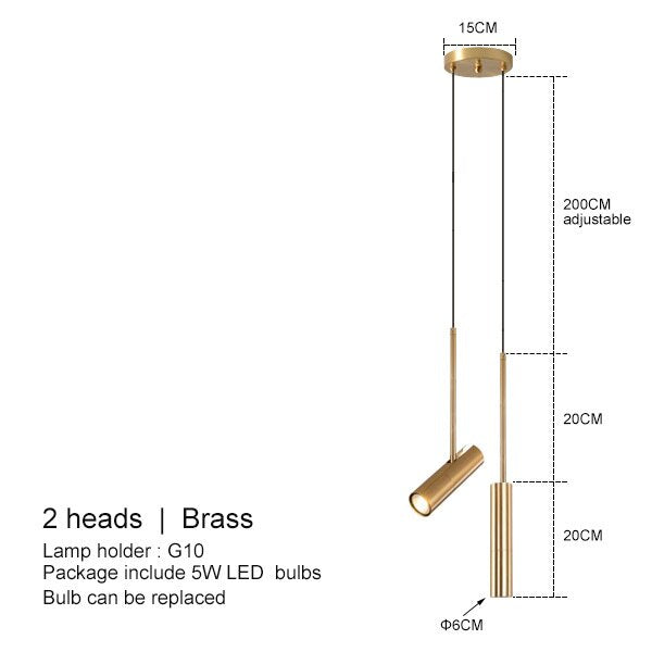 Nordic Pendant Light LED Adjustable