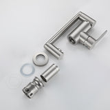 Stainless Steel Single Handle Bathroom Faucet