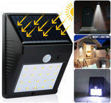 Solar Powered Motion Sensor Outdoor Light
