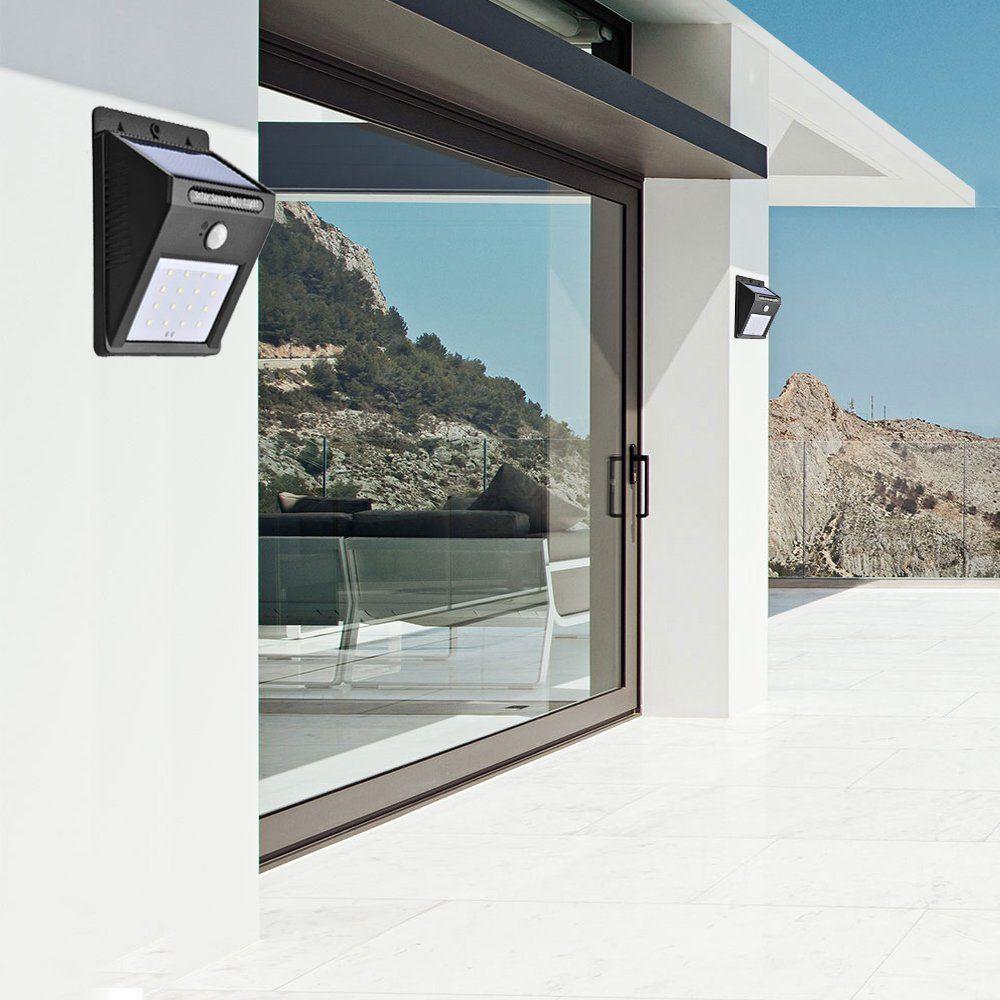 Solar Powered Motion Sensor Outdoor Light