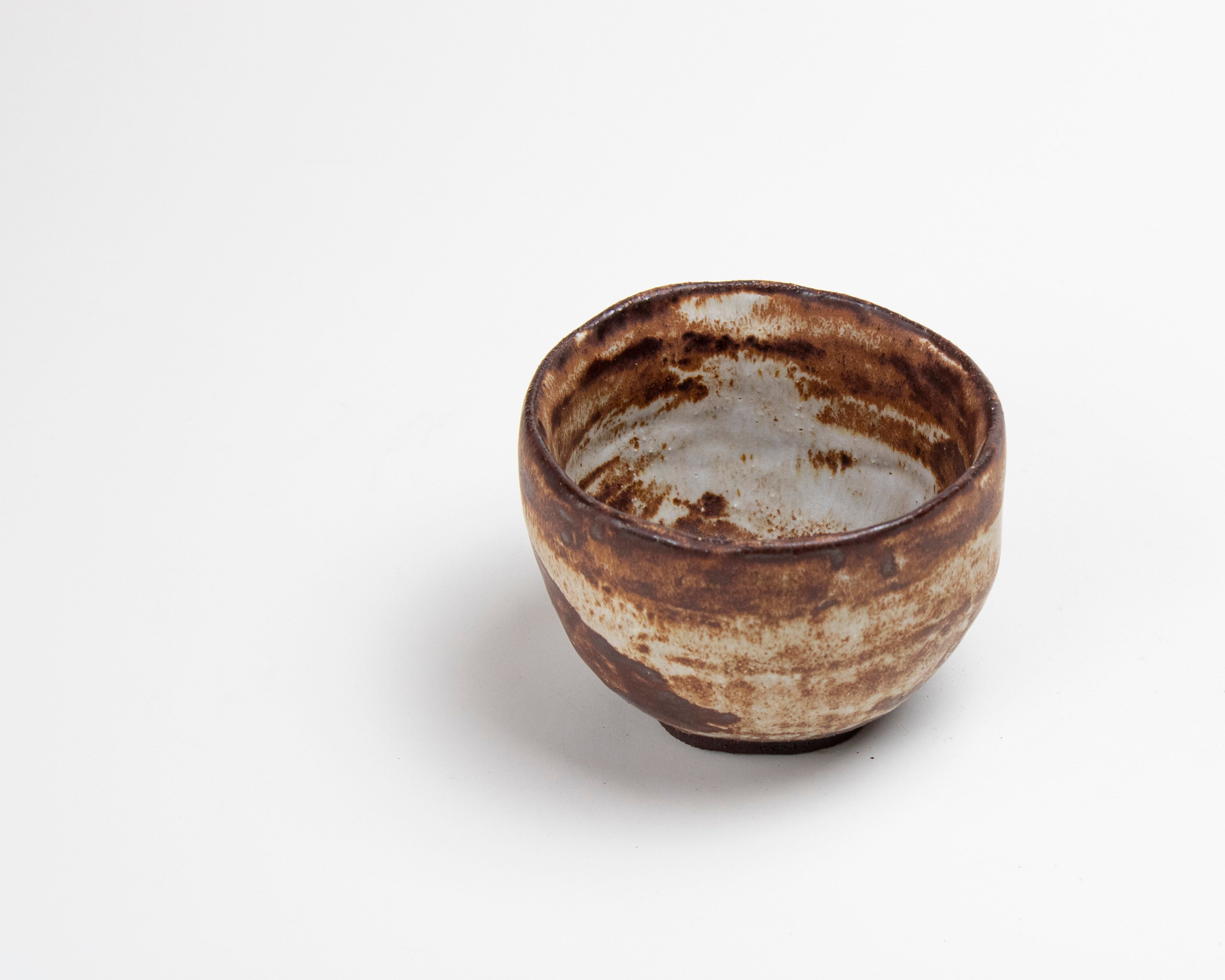 Japanese Rusty White Shino Classic Tea Cup