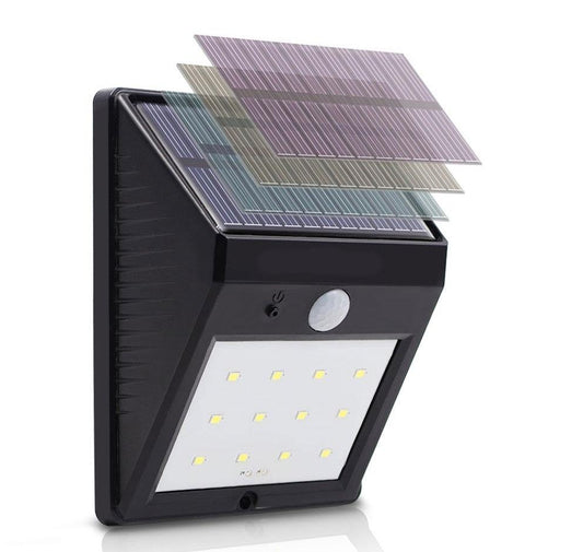 Solar Powered Motion Sensor Outdoor Light