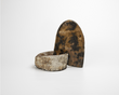 Japanese Rusty Raku Reducted Sculpture
