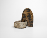 Japanese Rusty Raku Reducted Sculpture