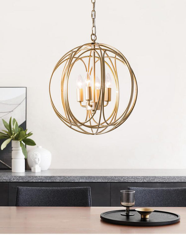 Modern Hanging Cage Lamp