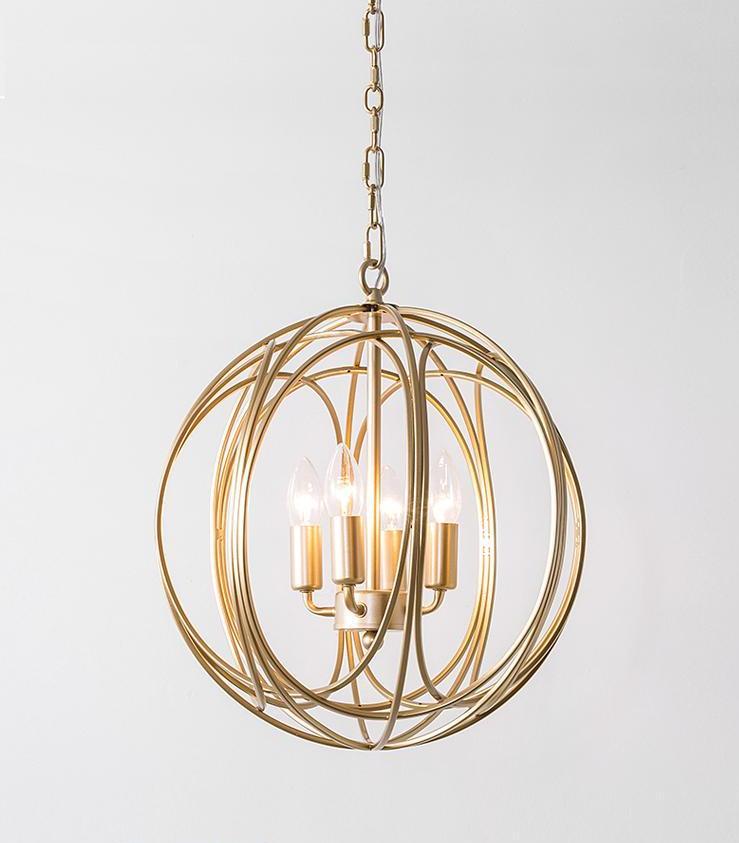 Modern Hanging Cage Lamp