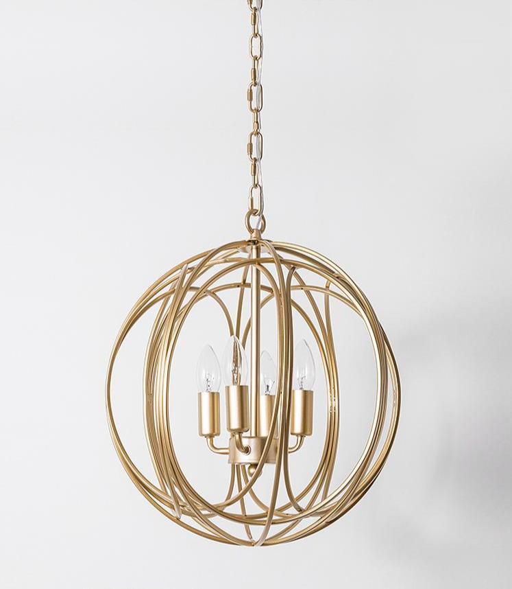 Modern Hanging Cage Lamp