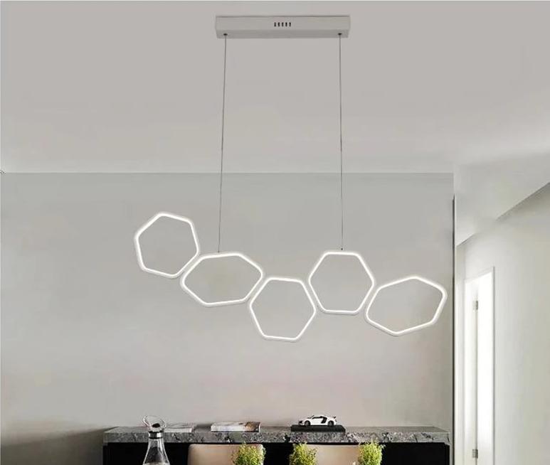 Art Deco LED Geometric Chandelier