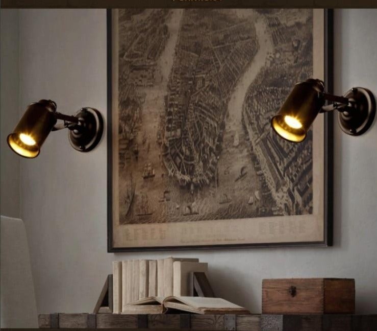 Modern Industrial Adjustable Wall Lamp