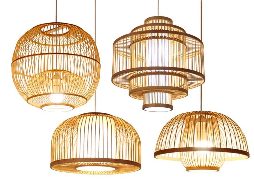 Bamboo Pendant Hanging Light