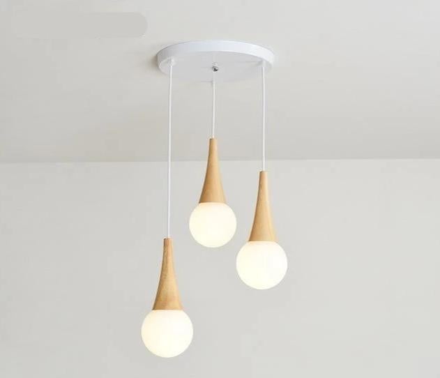 Nordic Three-Head LED Hanging Lights Bulbs