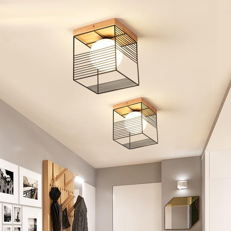 Vintage Cage Ceiling Lights