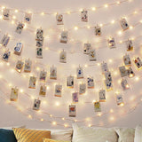 LED Fairy Light String with Photo Clips