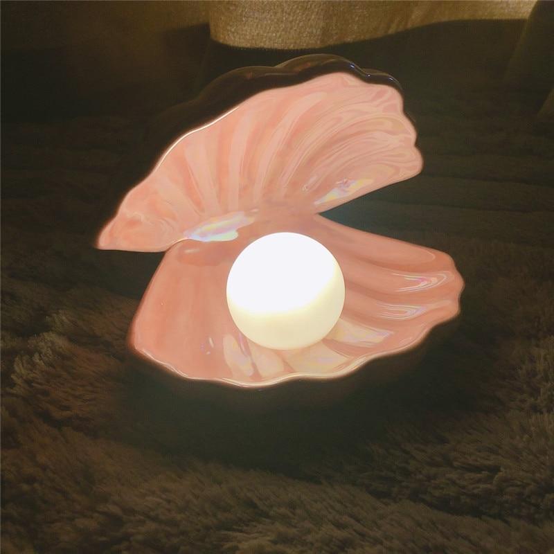 Pearl & Shell Desk Lamp