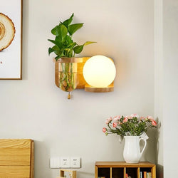 LED Lamp Planter & Shelves Combo