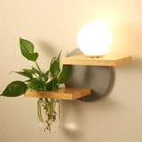 LED Lamp Planter & Shelves Combo