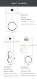 Circular LED Hanging Light