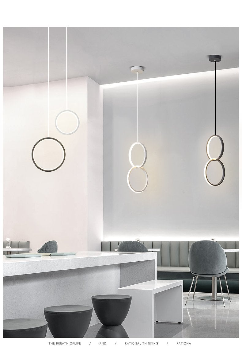 Circular LED Hanging Light