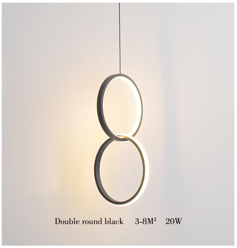 Circular LED Hanging Light