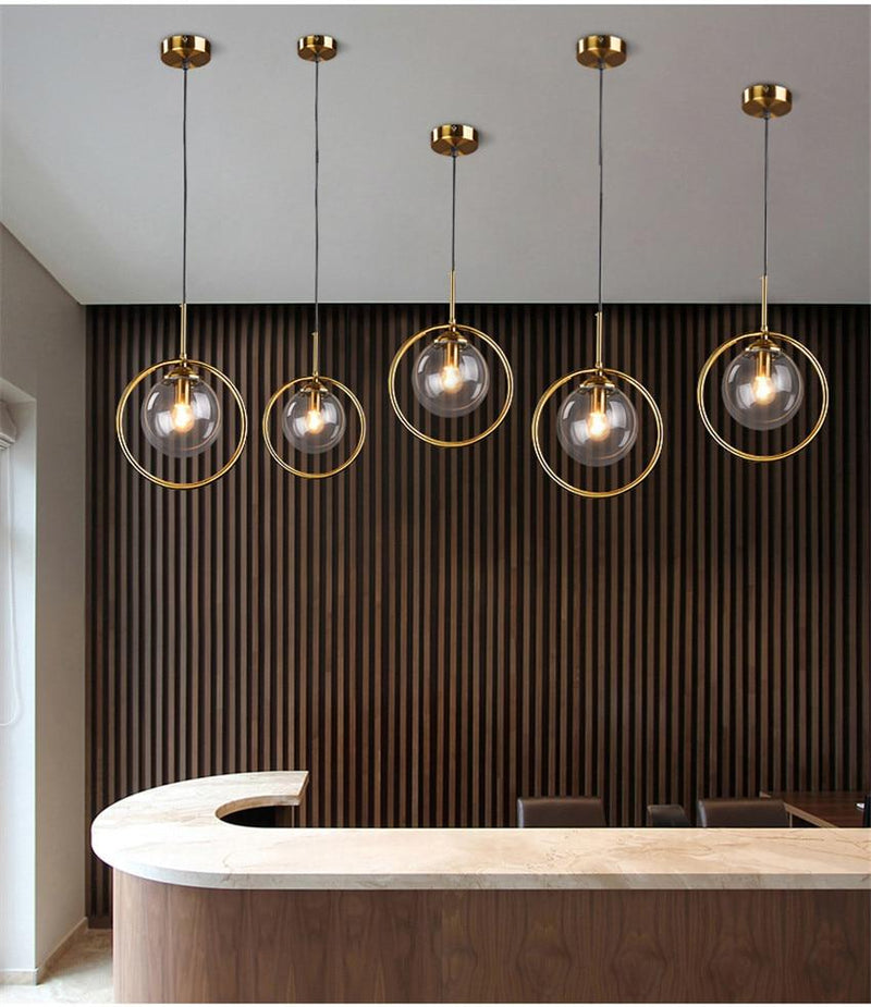 Modern Ring Pendant Light