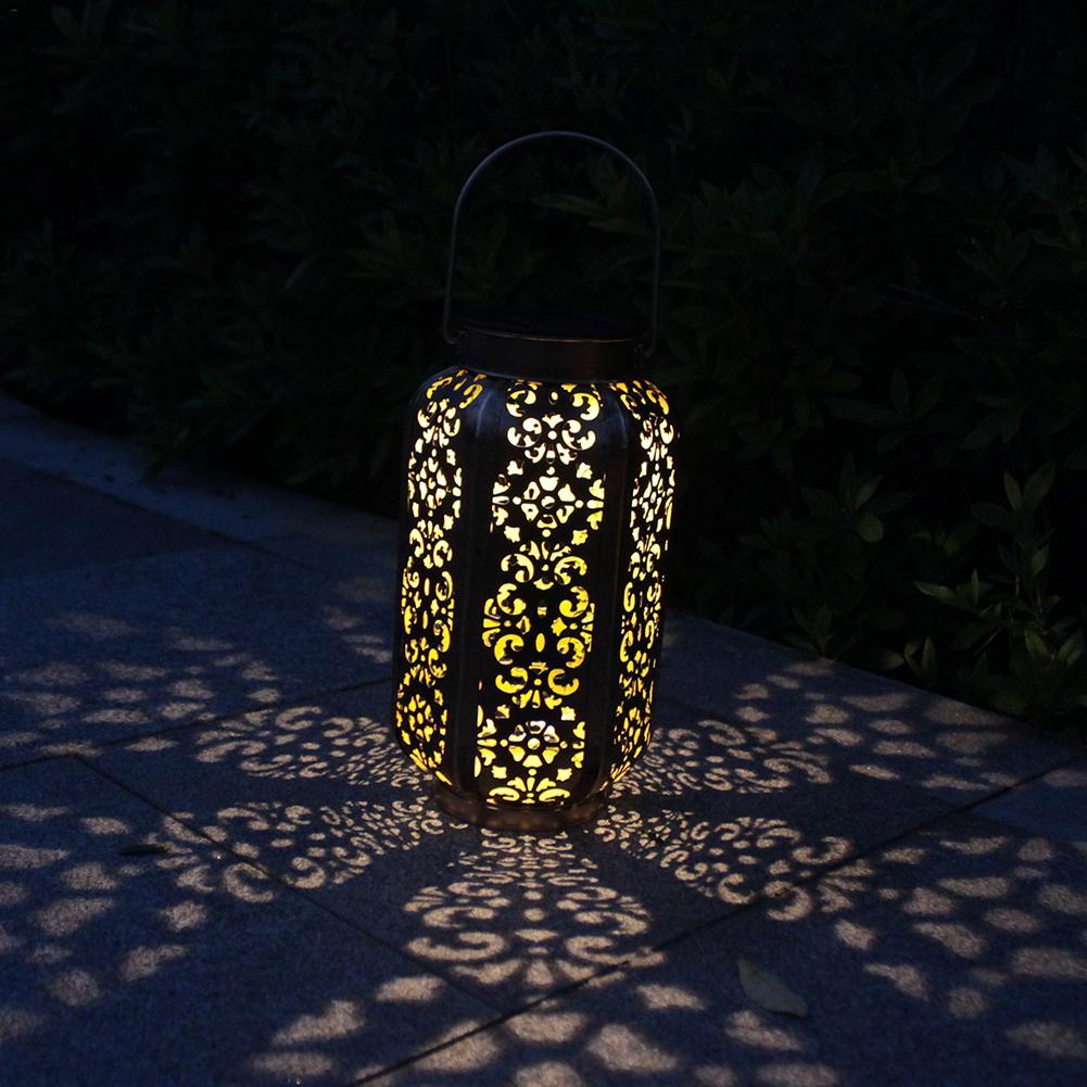 LED Solar Powered Outdoor Moroccan Lamp