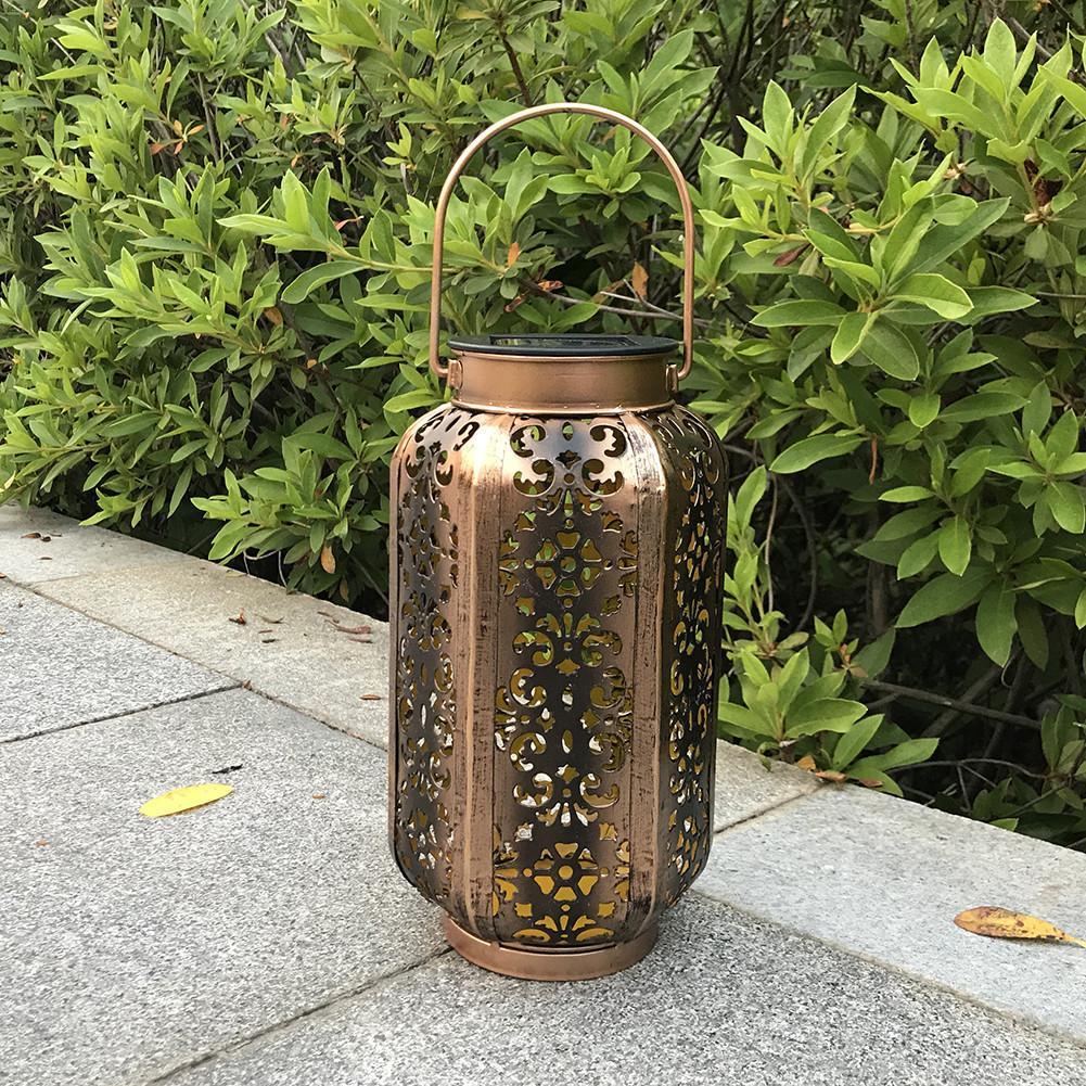 LED Solar Powered Outdoor Moroccan Lamp