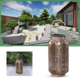 LED Solar Powered Outdoor Moroccan Lamp