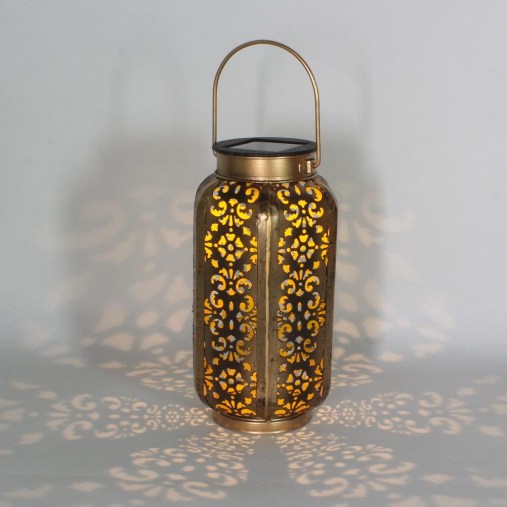 LED Solar Powered Outdoor Moroccan Lamp