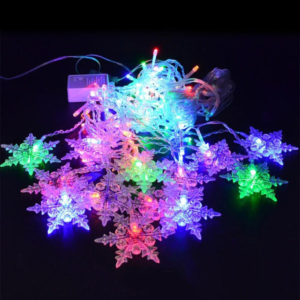 Snowflake Hanging LED Lights