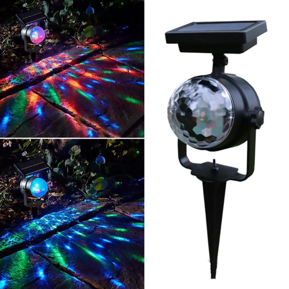 LED Solar Power Projector Garden Light