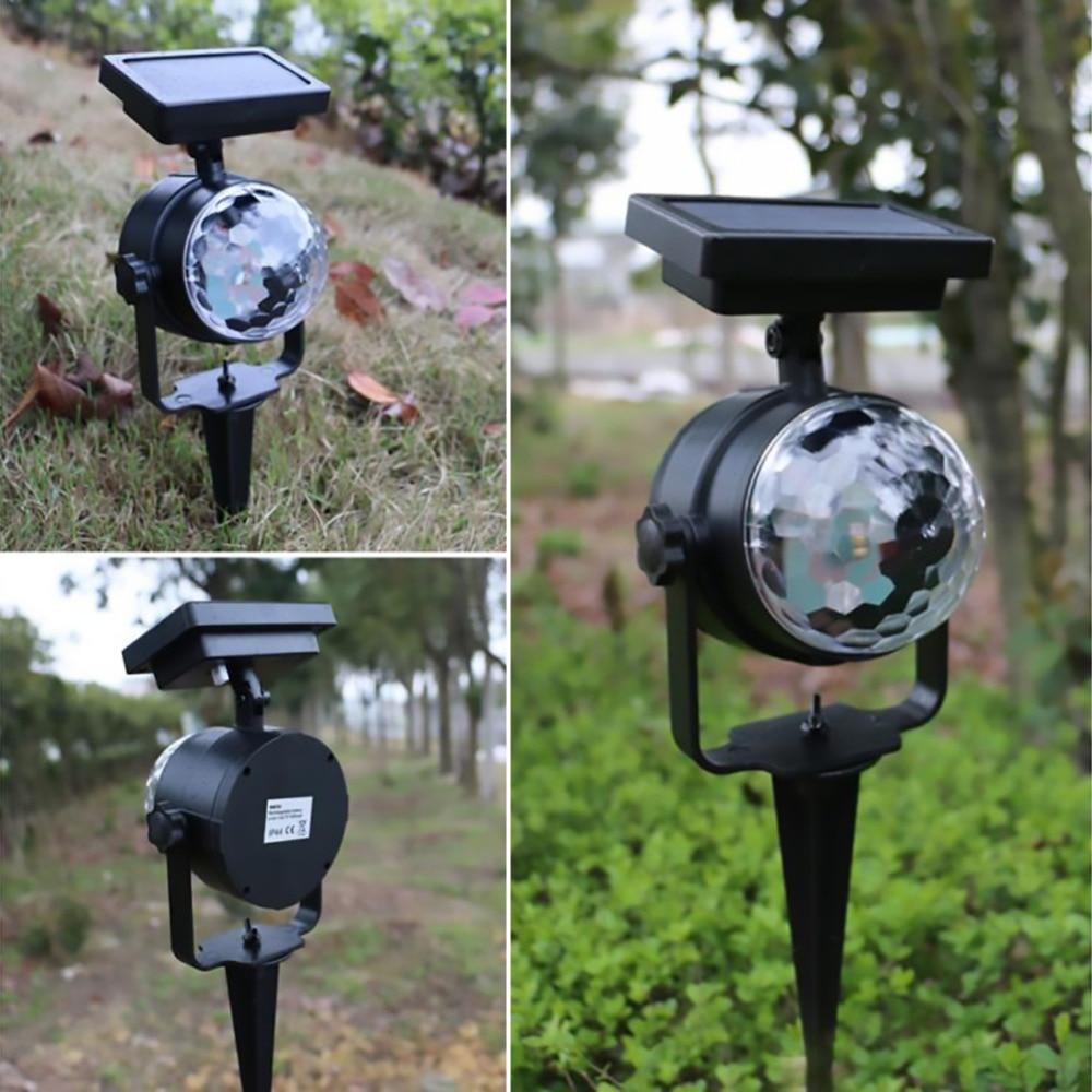 LED Solar Power Projector Garden Light