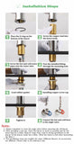 Brass Crane Bathroom Faucet