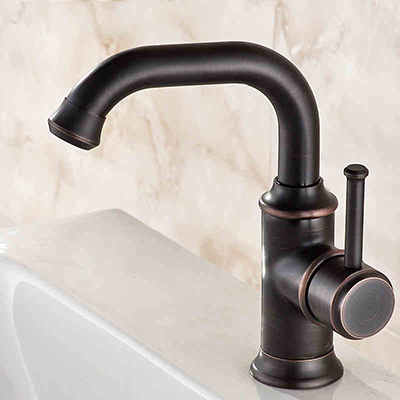 Vintage Style Brass Bathroom Faucet