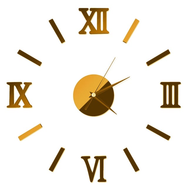 Wall Clock Pattern Luxury Large