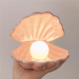 Pearl & Shell Desk Lamp