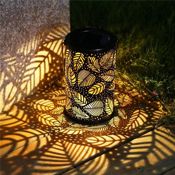 Leaf Pattern Shadow Cast Lantern