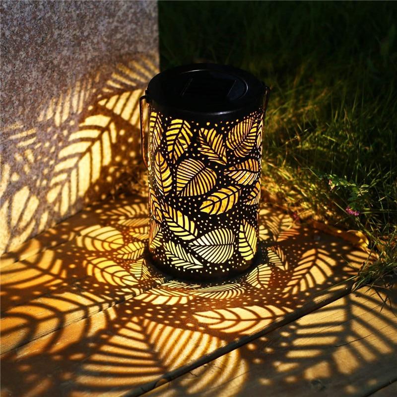 Leaf Pattern Shadow Cast Lantern