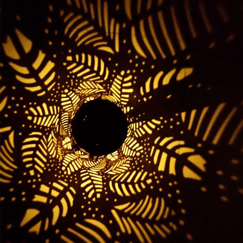 Leaf Pattern Shadow Cast Lantern