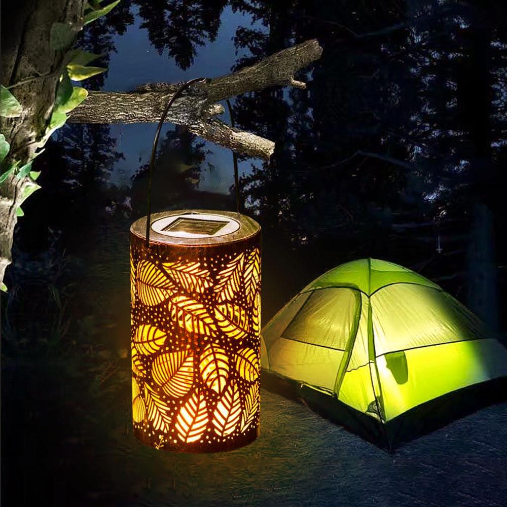 Leaf Pattern Shadow Cast Lantern