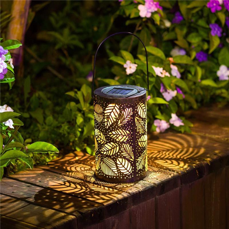 Leaf Pattern Shadow Cast Lantern