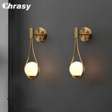 Minimalistic Drop shape wall sconce