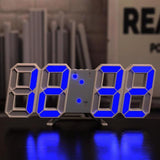 3D LED Digital Wall Clock