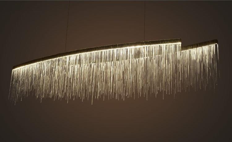 Modern LED Raindrop Chandelier