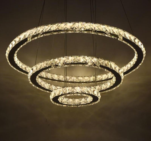 Circular Crystal LED Chandelier