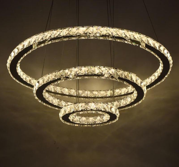 Circular Crystal LED Chandelier