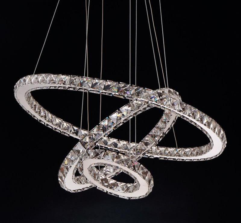 Circular Crystal LED Chandelier