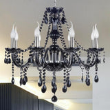 Modern Retro Drop Crystal Chandelier